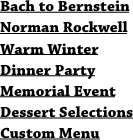 Bach to Bernstein Norman Rockwell Warm Winter Dinner